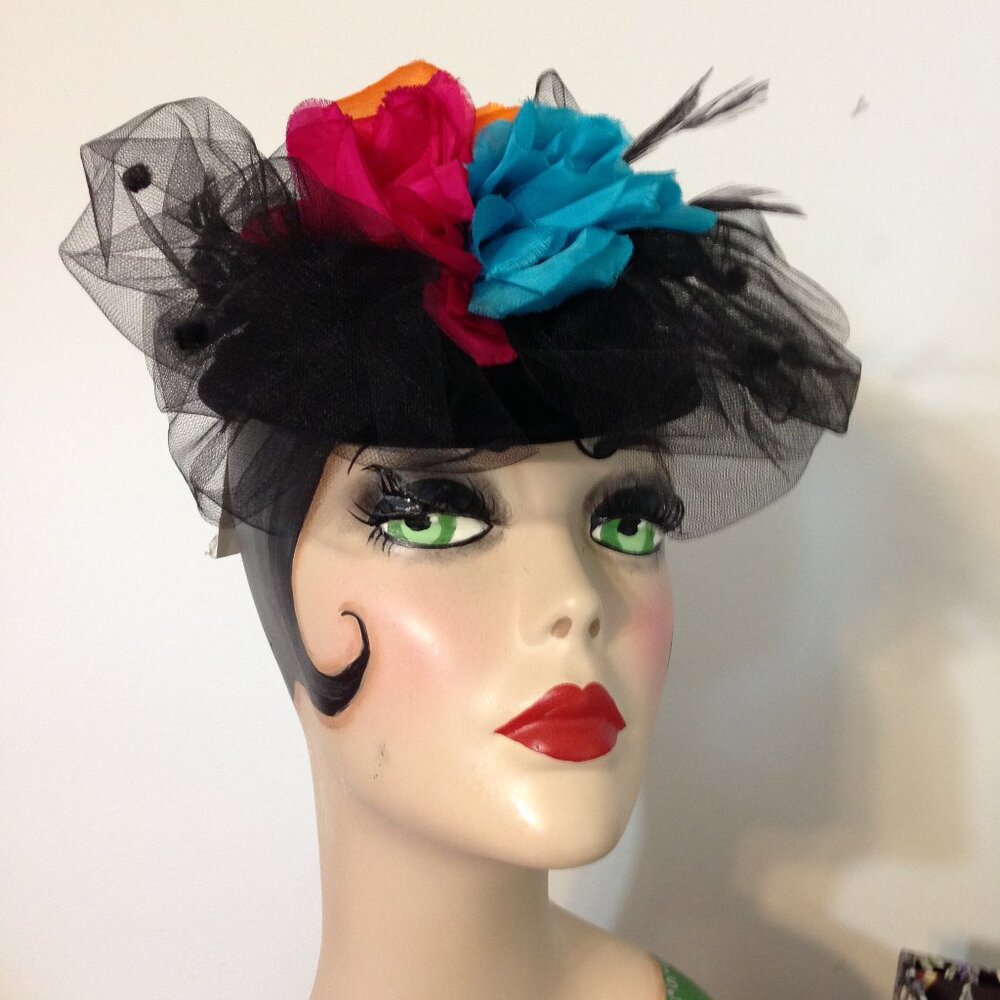 Betmar Black Velvet Hat